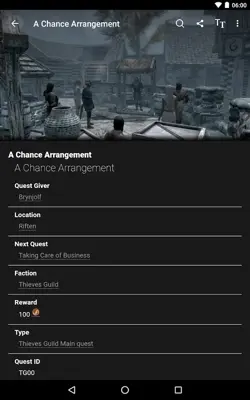 Elder Scrolls android App screenshot 0